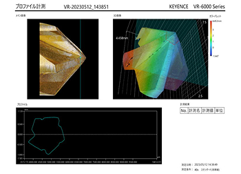 プロファイル計測(3D形状測定装置による測定例)02